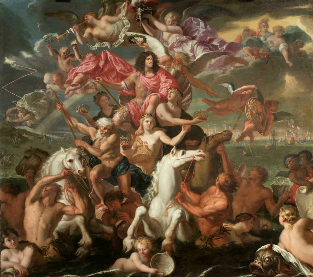 Триумф Карла II, Антонио Веррио, 1672 год