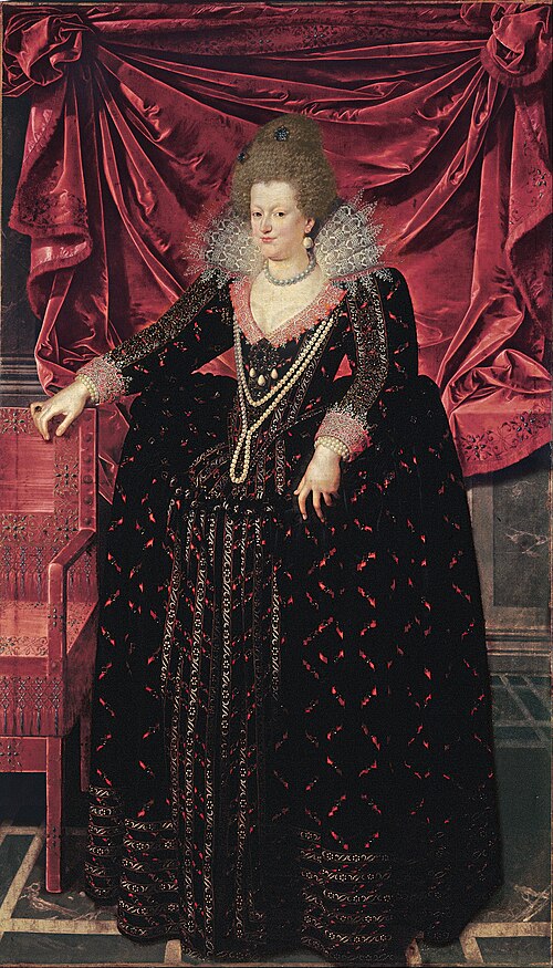 Мария Медичи &mdash; второй портрет кисти Франса Пурбуса, 1606 год
