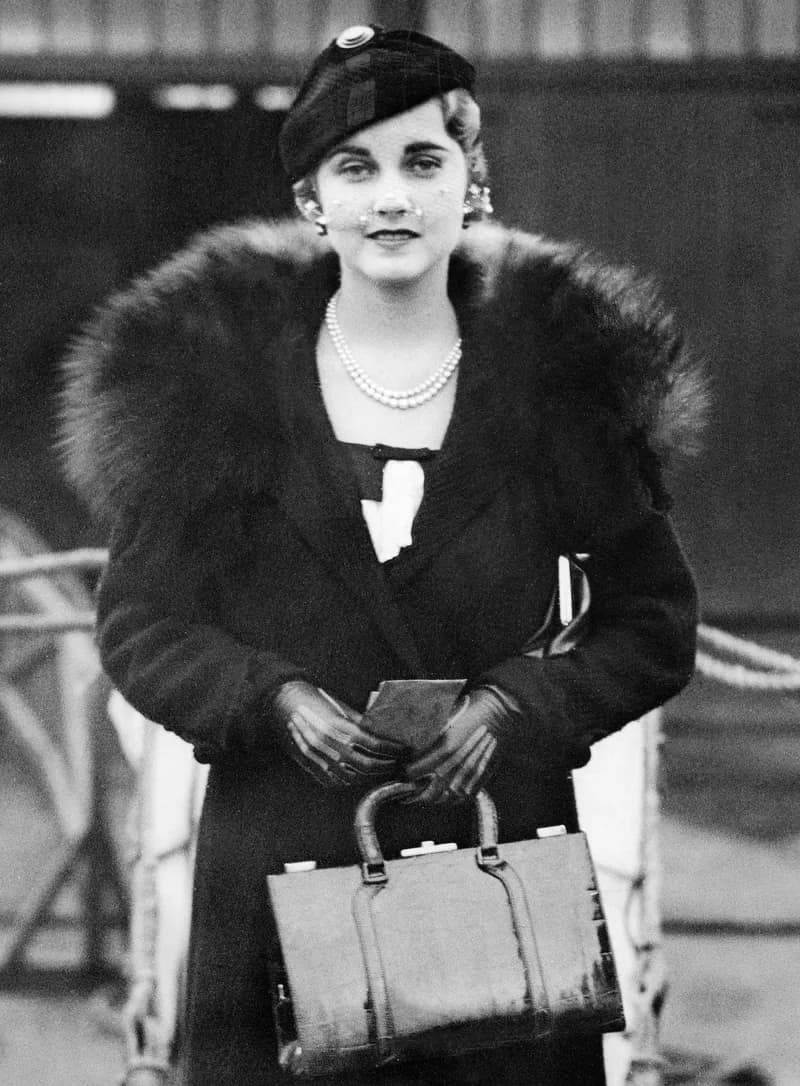 Двадцатилетняя Барбара Хаттон в Лондоне, ноябрь 1932 года