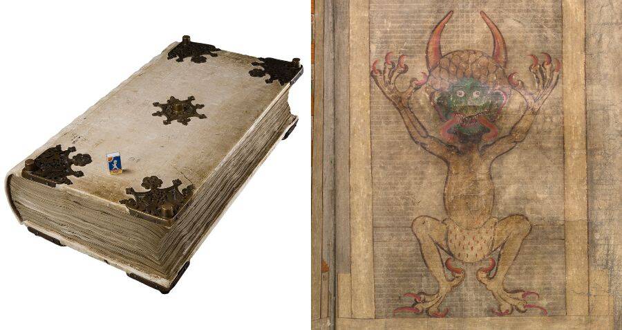 Codex Gigas портрет дьявола средневековая рукопись