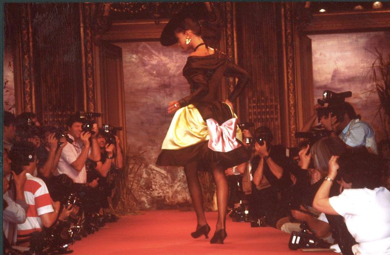 Дебютная коллекция Christian Lacroix 1987, юбки-пуф