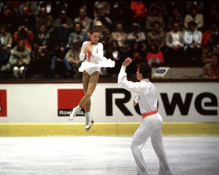 Гордеева и Гриньков на чемпионате мира 1986 года в Женеве — первое золото взрослых соревнований