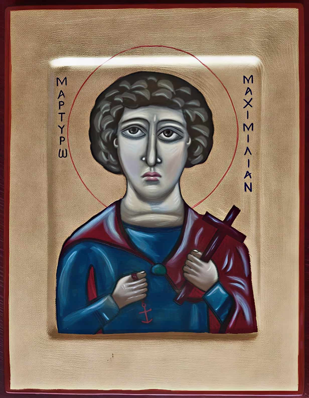 Икона раннехристианского мученика Максимилиана Тебесского