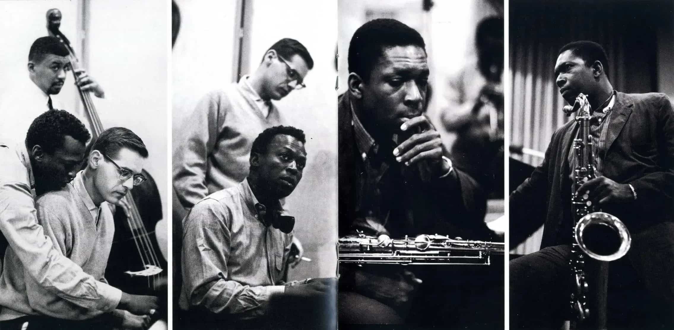 Майлз Дэвис и участники сессии Kind of Blue, 1959 год