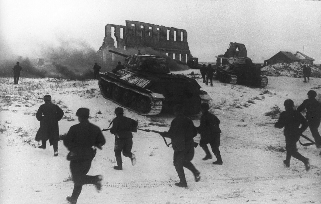 Наступление советских войск под Сталинградом ноябрь 1942 года
