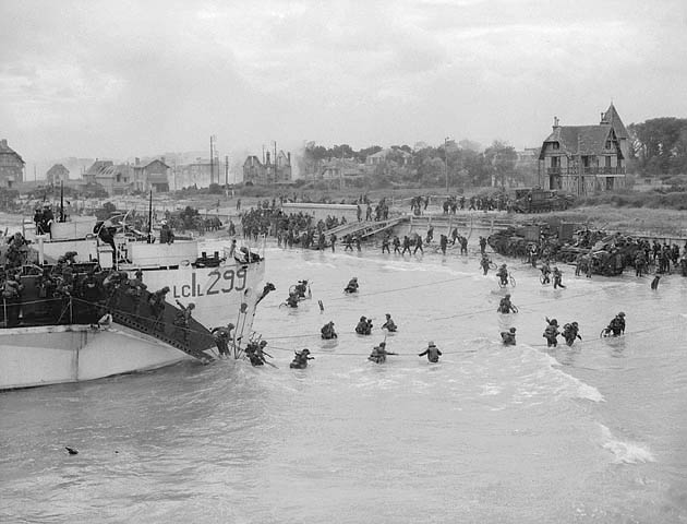 Высадка 9-й канадской бригады на берег Нормандии, 6 июня 1944 года