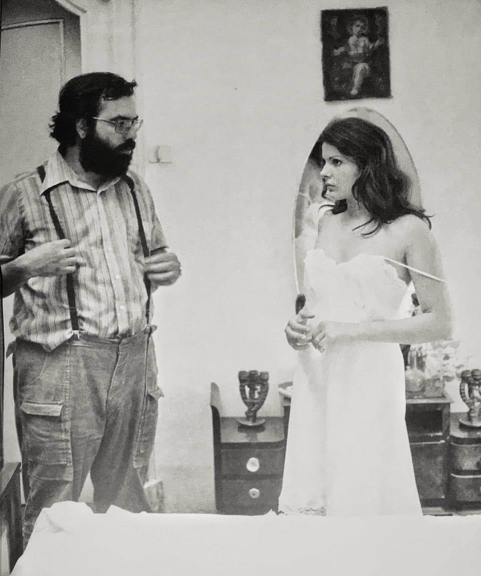 Симонетта Стефанелли с Фрэнсисом Фордом Копполой 1972