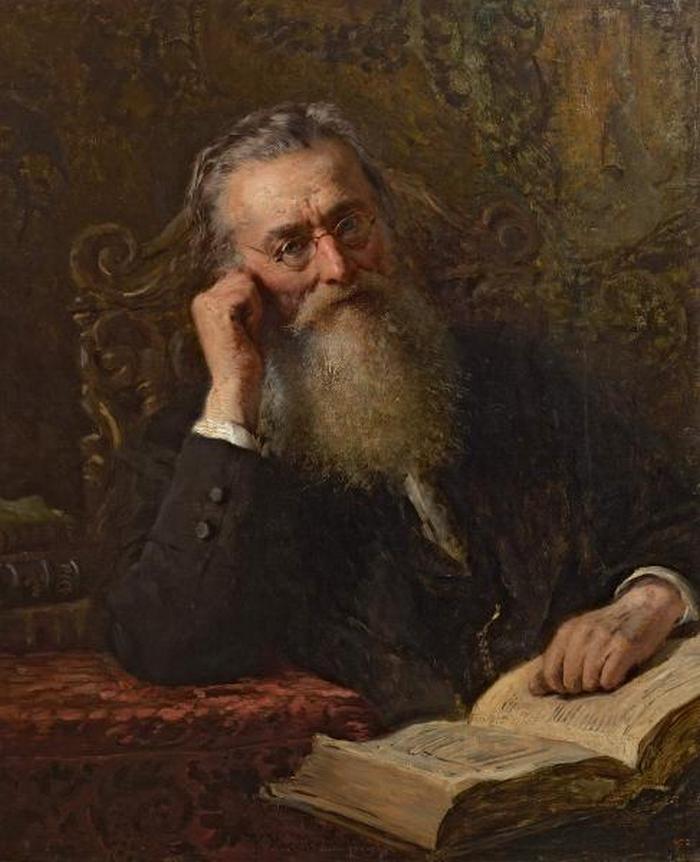 Портрет историка Николая Костомарова. Художник Константин Маковский. 1886 год