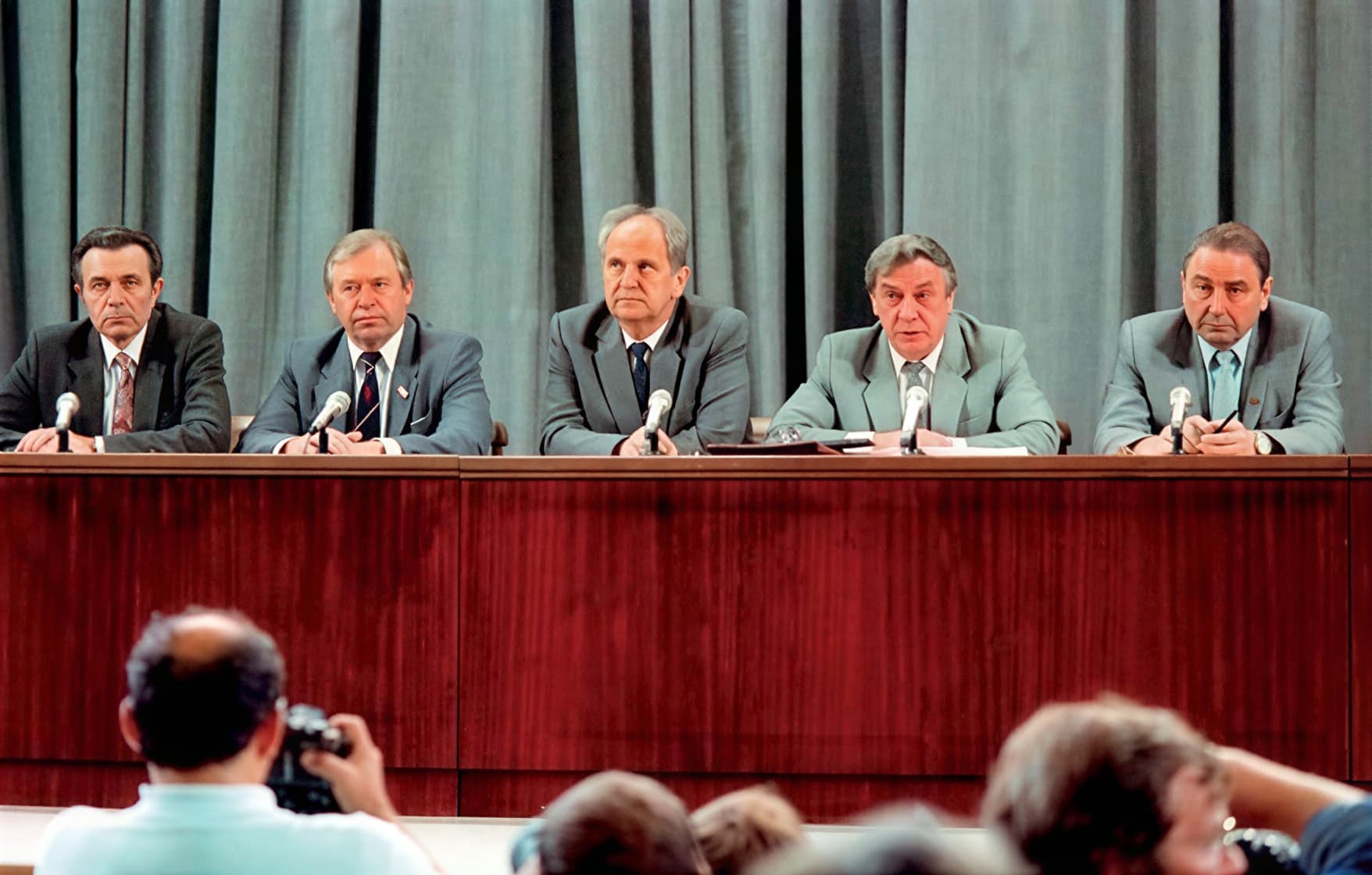 пресс-конференция ГКЧП, Янаев, 19 августа 1991