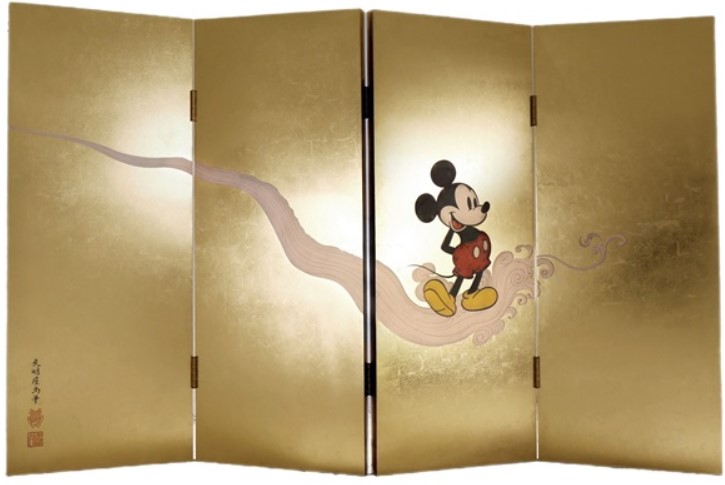 Ширма Mickey Arrive в галерее Уайтстоун Тайбэй