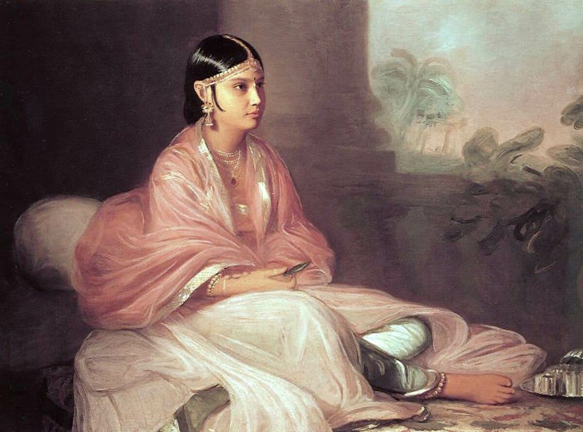 Портрет Биби Джебдани кисти Томаса Хики, 1787 год