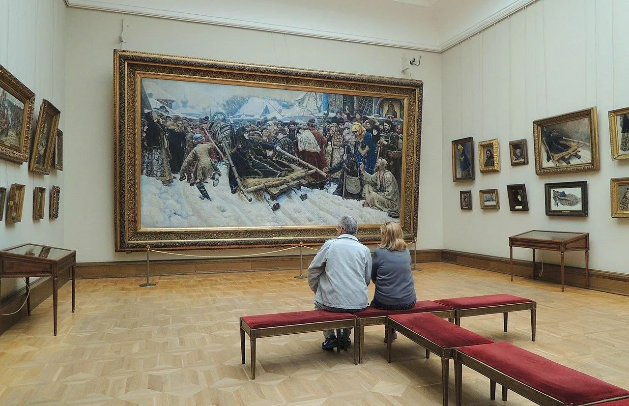 Василий Суриков, картина Боярыня Морозова 1887 года, шедевр Третьяковской галереи