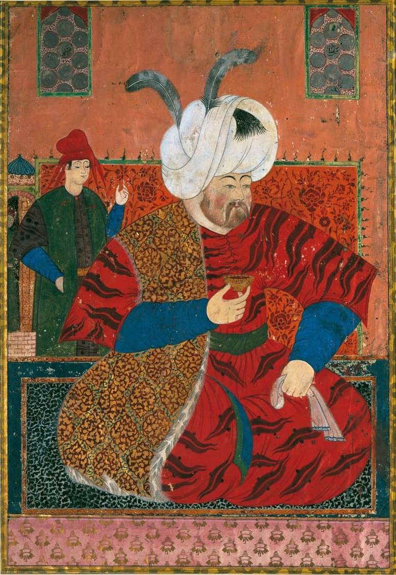 Султан Селим II на миниатюре конца XVI века