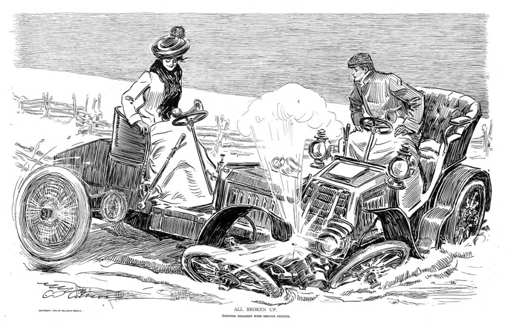 Иллюстрация Гибсона Collier's Weekly 1907 год