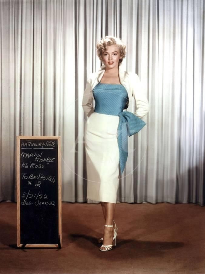 Рекламная фотография Мэрилин Монро, Fox Studios, начало 1950-х годов