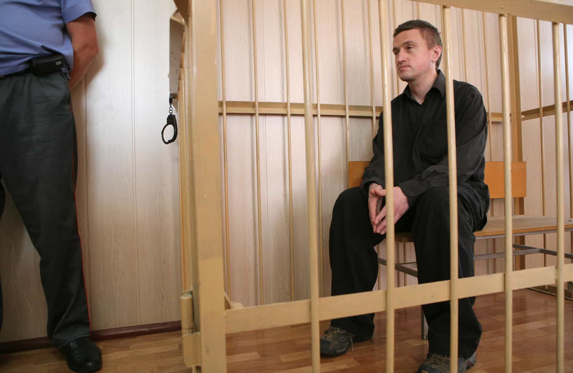Константин Руднев в суде в 2013 году, приговор секты Ашрам Шамбала