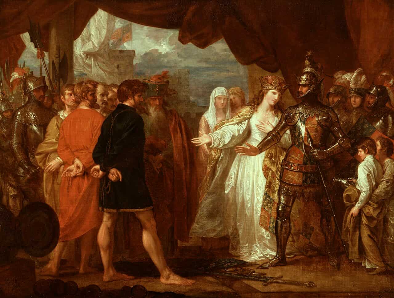 Bigpicture ru беджамин уэст. королева филиппа заступается за горожан кале, 1788. детройтский институт искусств