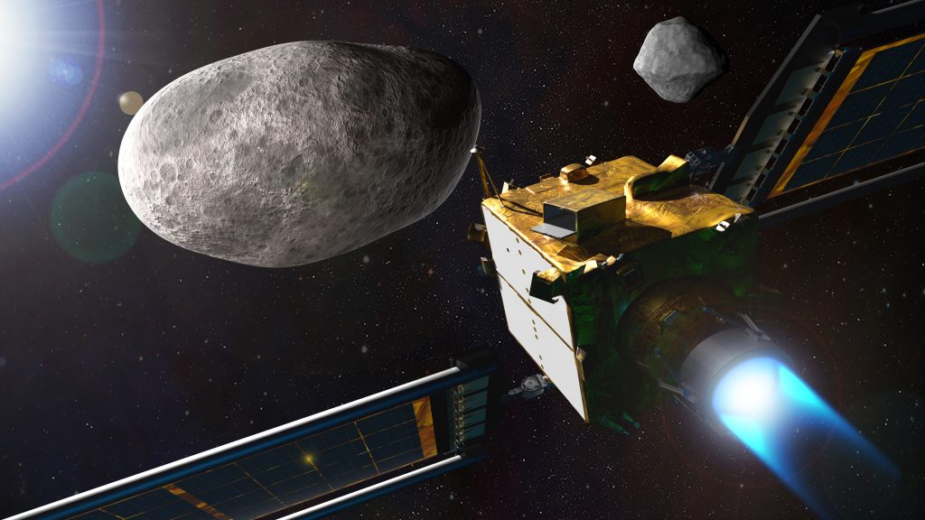 аппарат DART удар по астероиду Диморфос NASA 2022