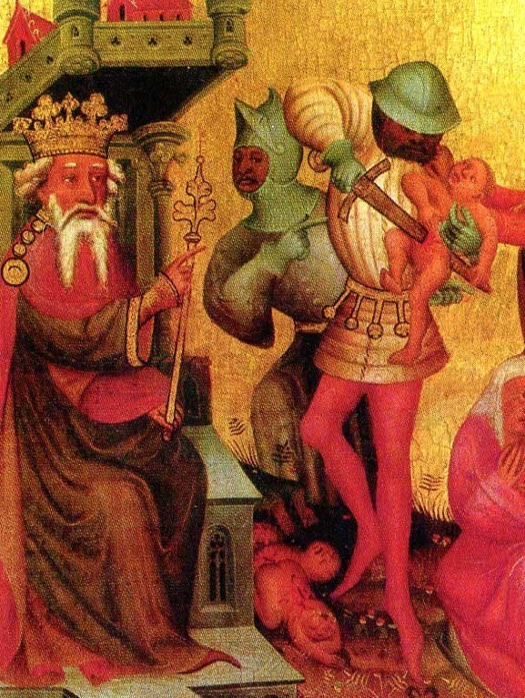 Ирод Великий &mdash; избиение младенцев, Мастер Бертрам из Минден, 1400 год