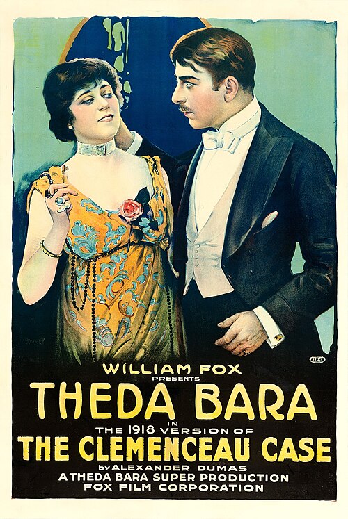 Постер фильма с Тедой Барой &mdash; &laquo;Крейцерова соната&raquo;, 1915