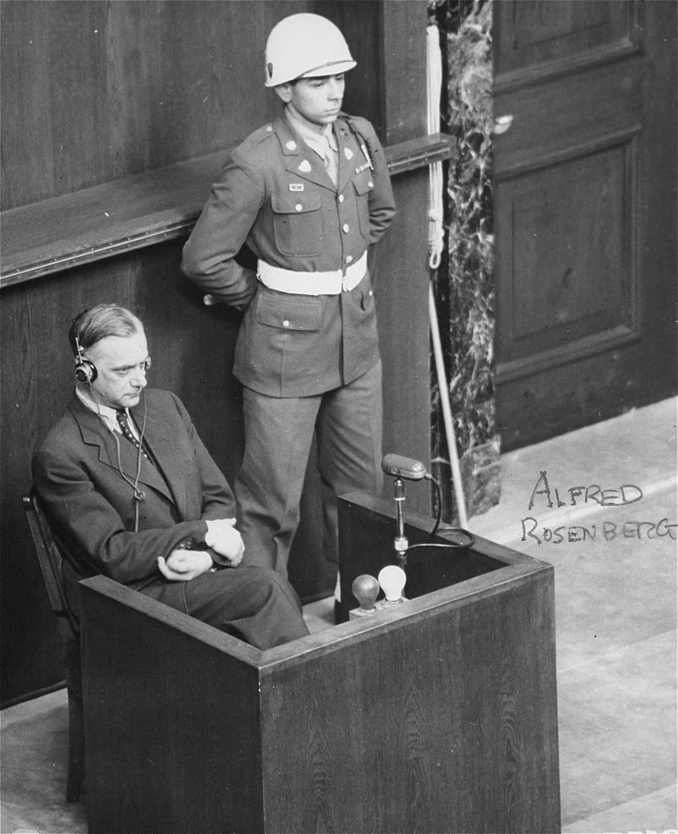 Альфред Розенберг Нюрнбергский процесс 1946