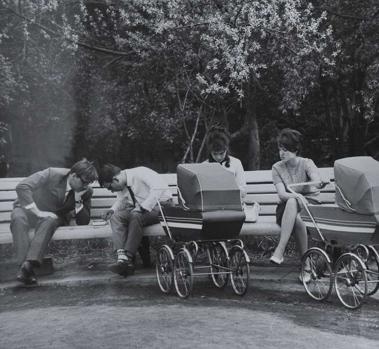 Семейный отдых в выходной день, Куйбышев, 1960-е годы