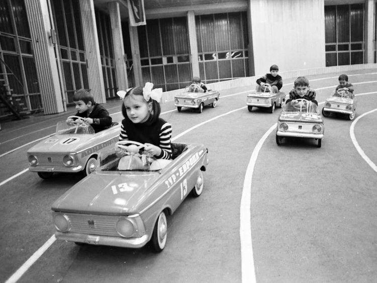 Финиш лыжной гонки в Москве, 16 января 1974 года