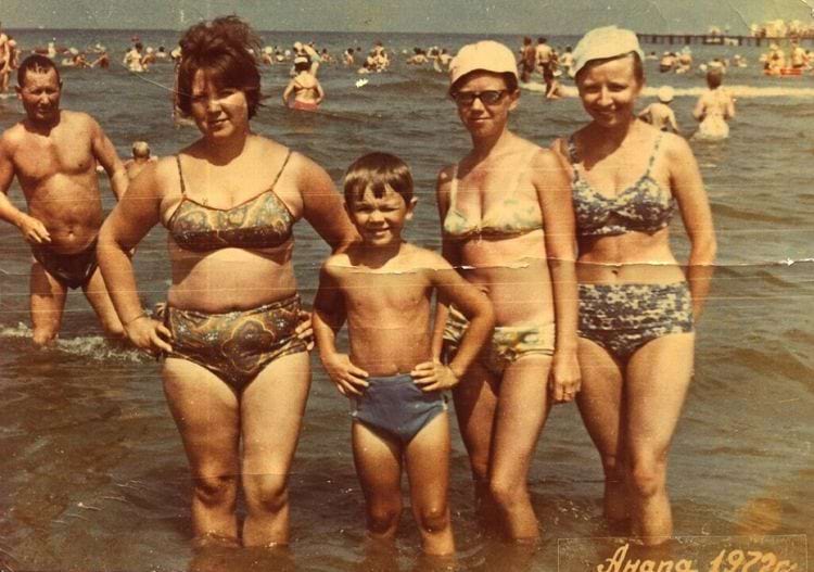Отдыхающие в Анапе, лето 1972 года