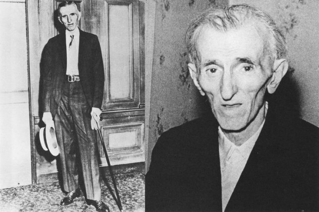 Последняя фотография Николы Теслы, 1943 год, незадолго до смерти в отеле &laquo;Нью-Йоркер&raquo;