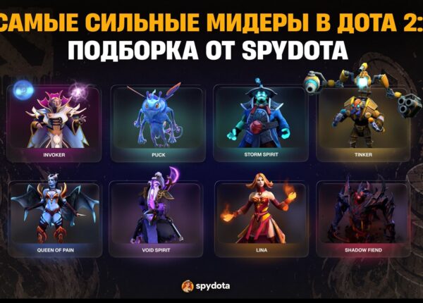Самые сильные мидеры в Дота 2: подборка от SpyDota