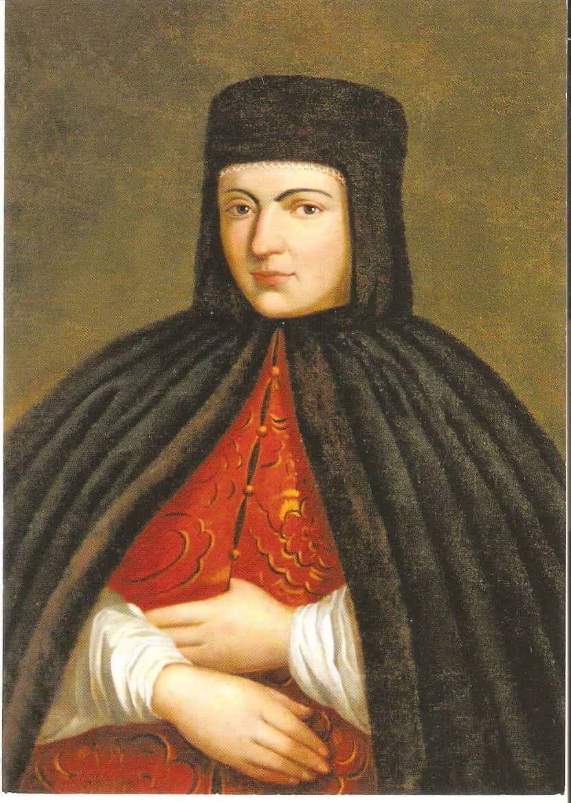Наталья Кирилловна Нарышкина, мать Петра I. Парсуна второй половины XVII века