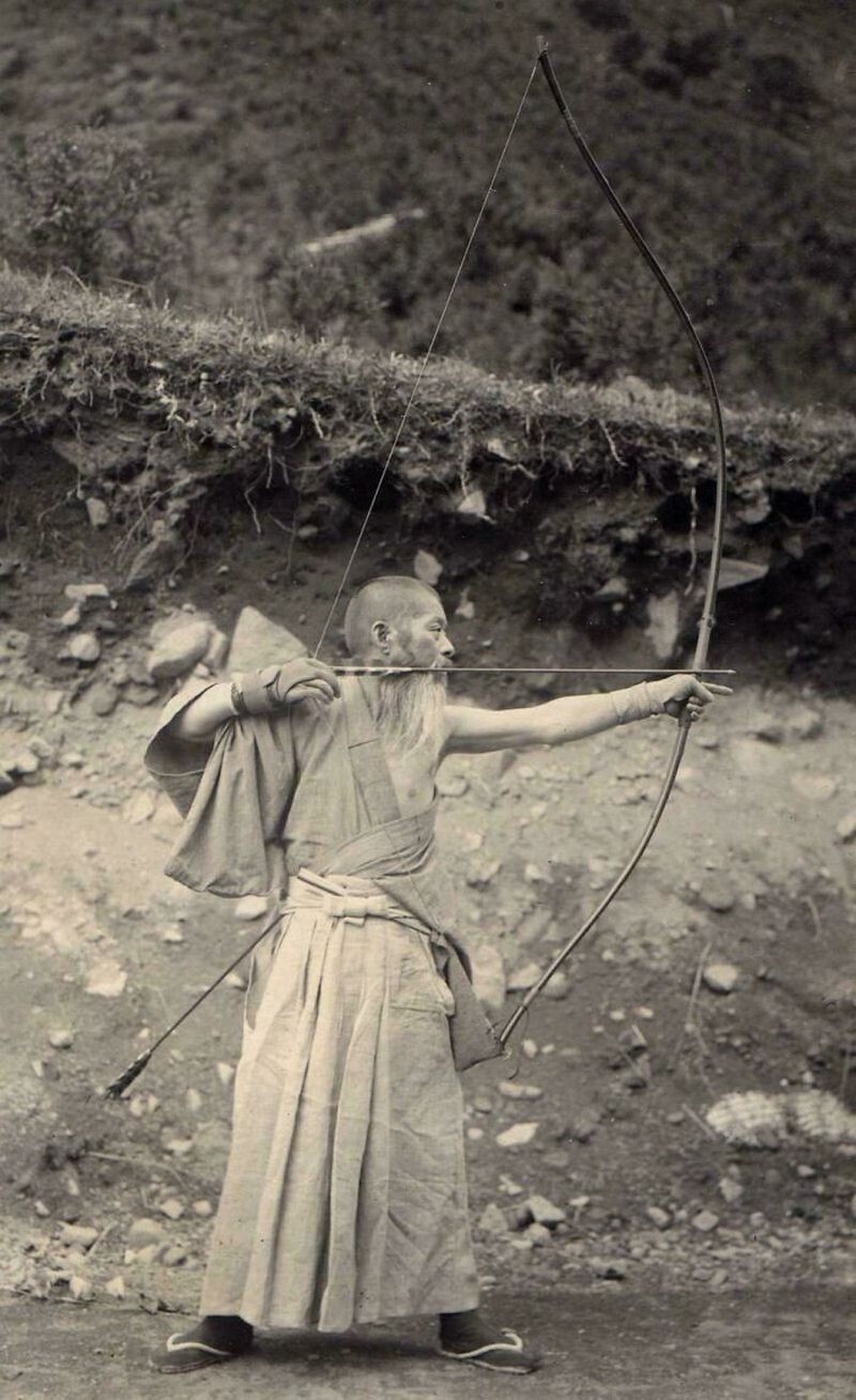 Японский лучник, 1910-е годы