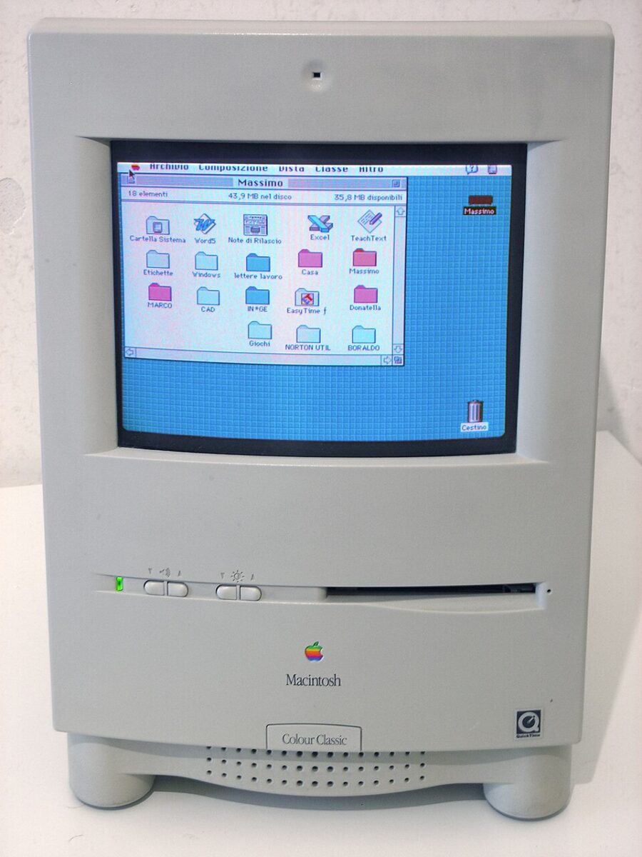 Apple Macintosh Color Classic 1993 &mdash; первый Mac с цветным экраном