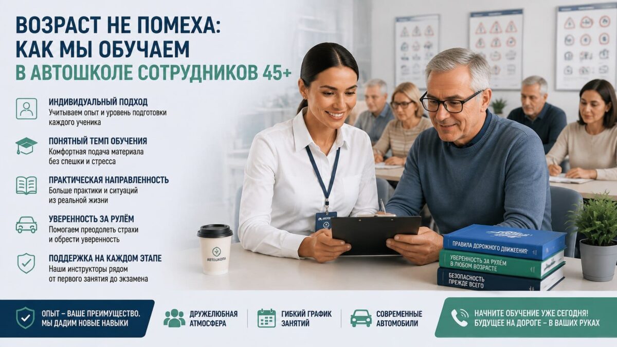 Возраст не помеха: как мы обучаем сотрудников 45+