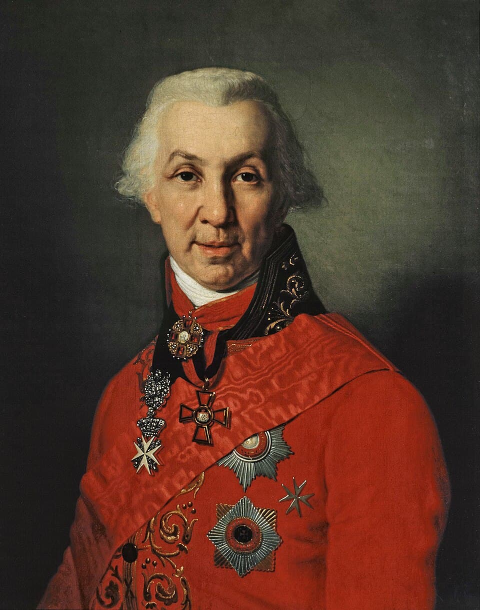 Гавриил Державин. Портрет работы Владимира Боровиковского, около 1811 года