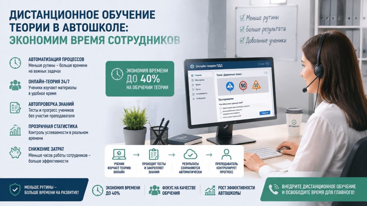 Дистанционное обучение теории: экономим время сотрудников