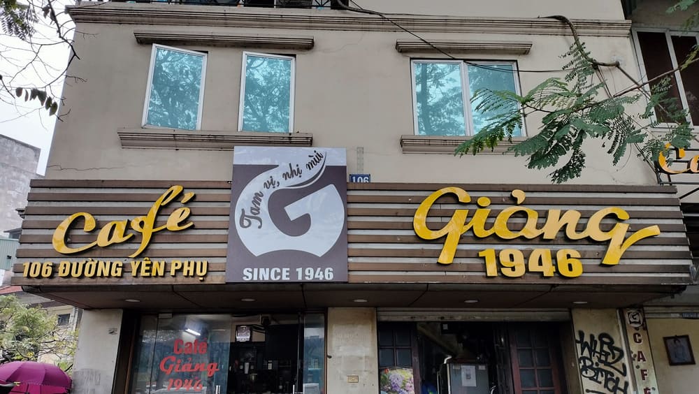 Кафе Giảng в Ханое