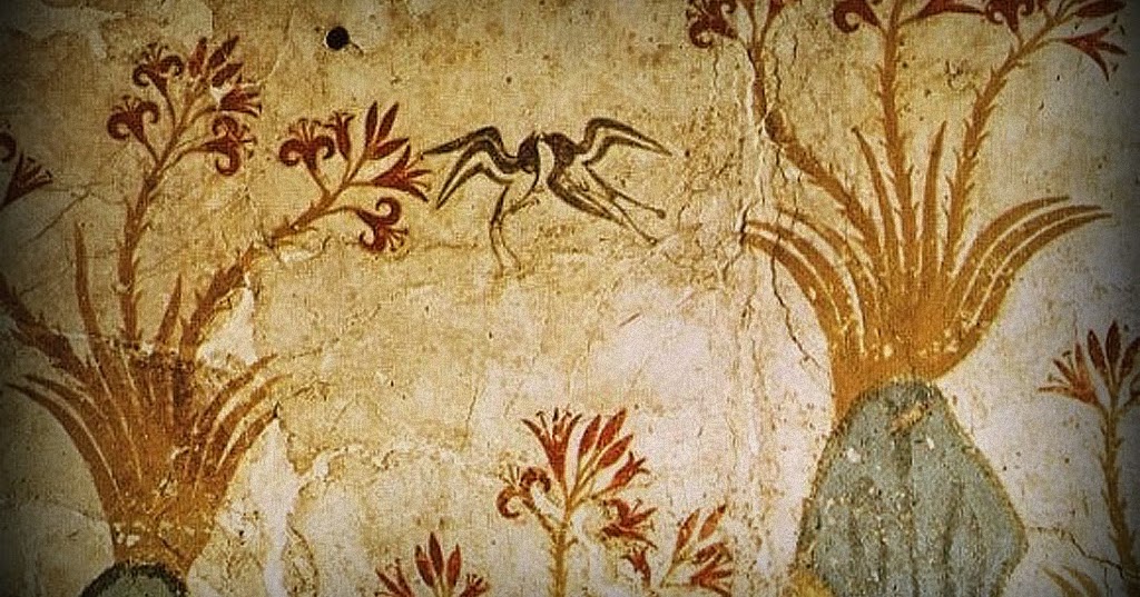 Фреска с ласточками из Акротири, Санторини