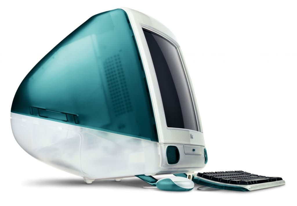 iMac G3 в цвете Bondi Blue, 1998 год