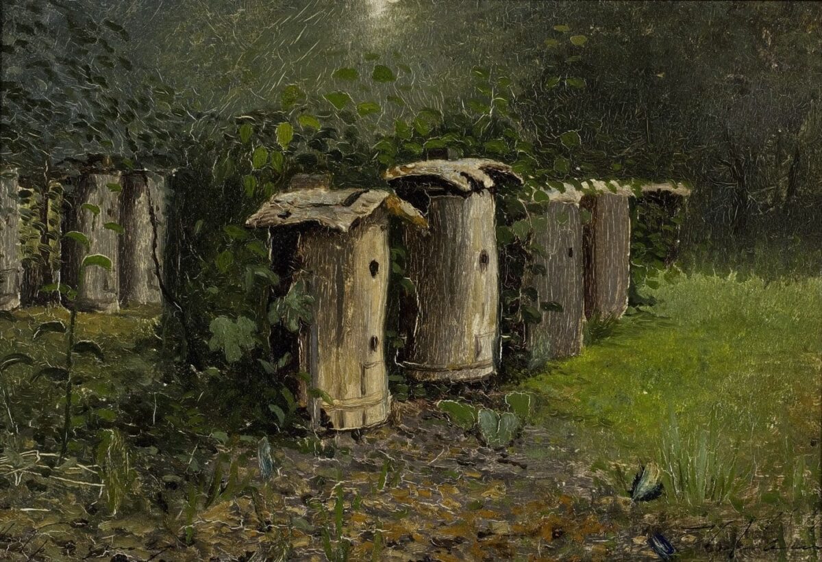 Исаак Левитан. Ульи. 1880-е. Государственная Третьяковская галерея