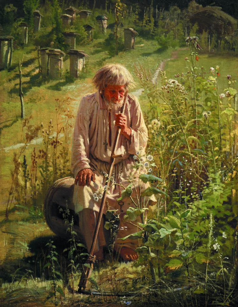 Иван Крамской. Пасечник. 1872. Государственная Третьяковская галерея