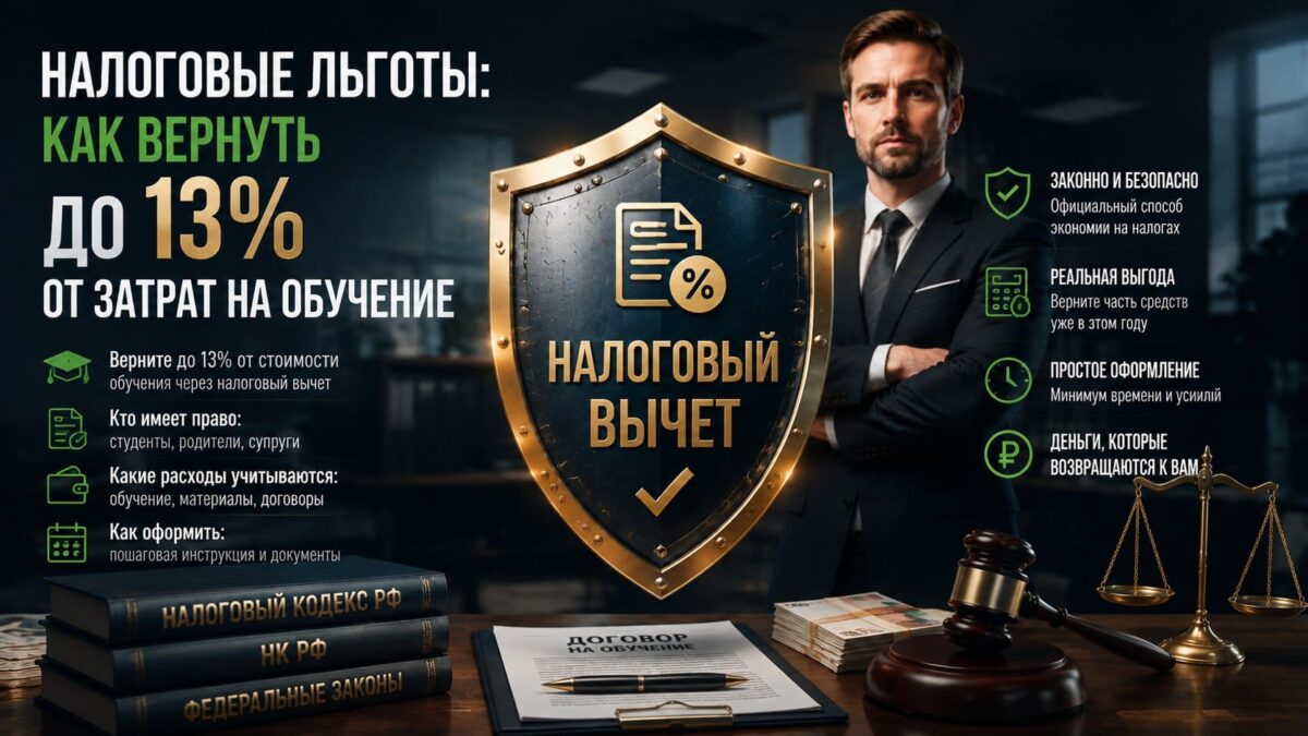 Налоговые льготы: как вернуть до 13% от затрат на обучение