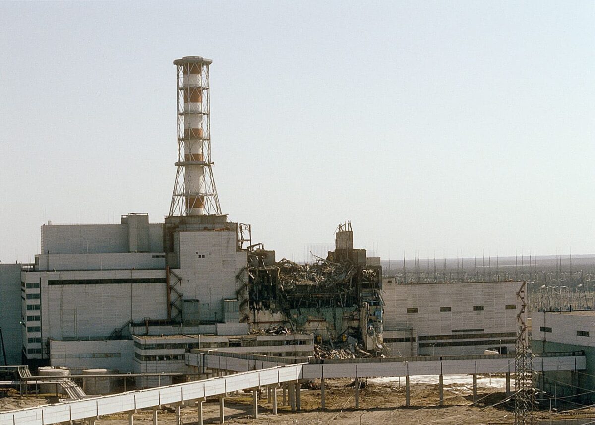Окрестности Чернобыльской АЭС, 1986 год