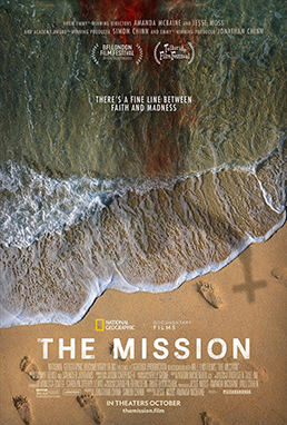Постер документального фильма &laquo;Миссия&raquo; (The Mission, 2023, National Geographic) о Джоне Чау