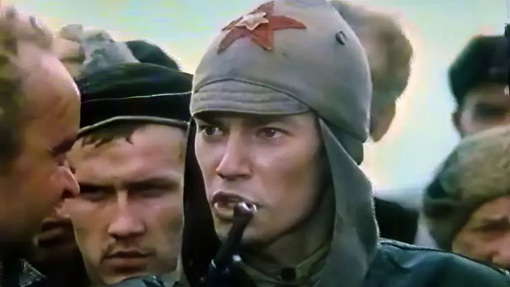 Кадр из фильма как закалялась сталь 1973 года, владимир конкин в роли павла корчагина