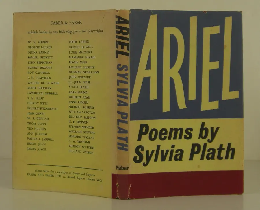 Обложка сборника сильвии плат ариэль, первое издание, 1965