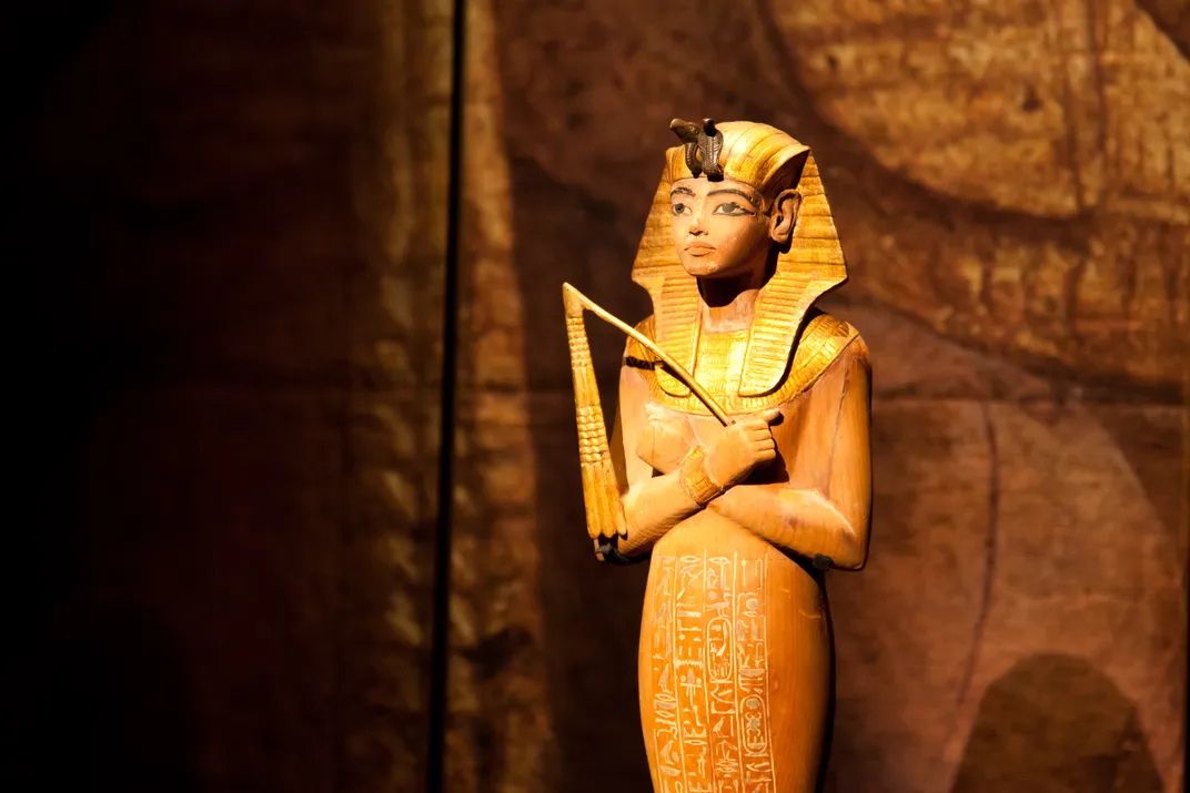Погребальная фигурка ушебти из гробницы Тутанхамона