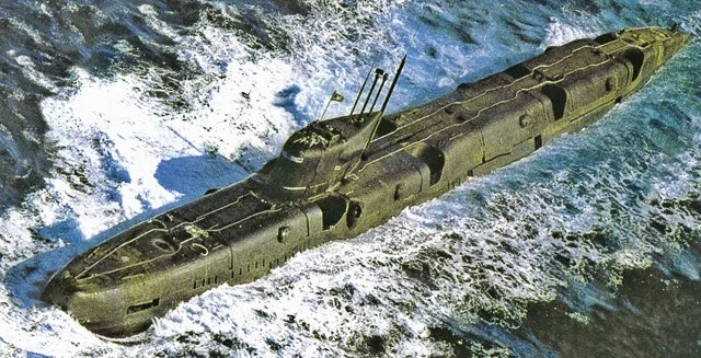 Советская атомная подводная лодка проекта 675 (тип echo II)
