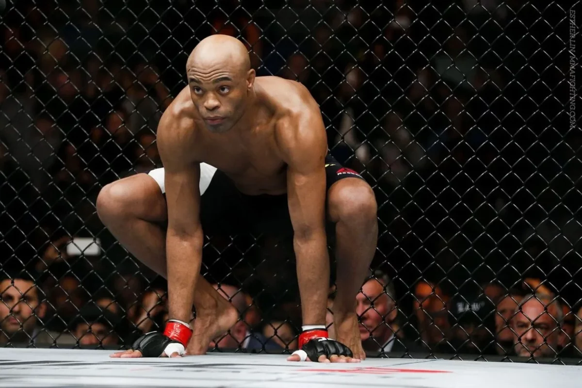 Андерсон силва по прозвищу паук боец ufc с длинными конечностями и гибким стилем