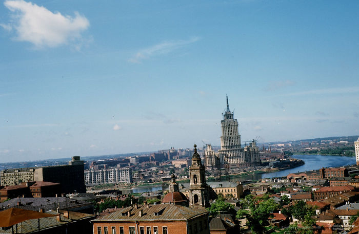 Вид с крыши нового здания посольства США, Москва, 1952&ndash;1954